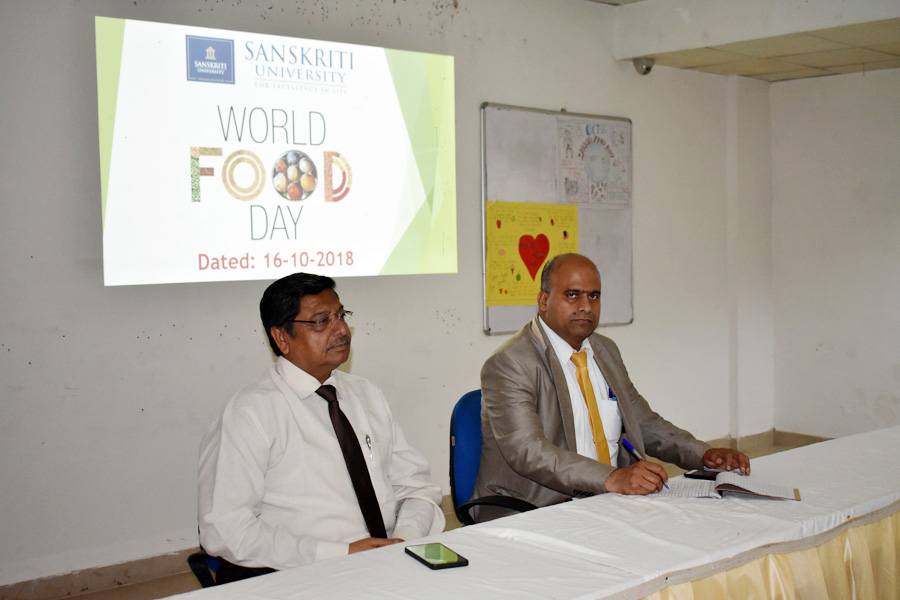 World Food Day Celebration 2018 at Sanskriti University