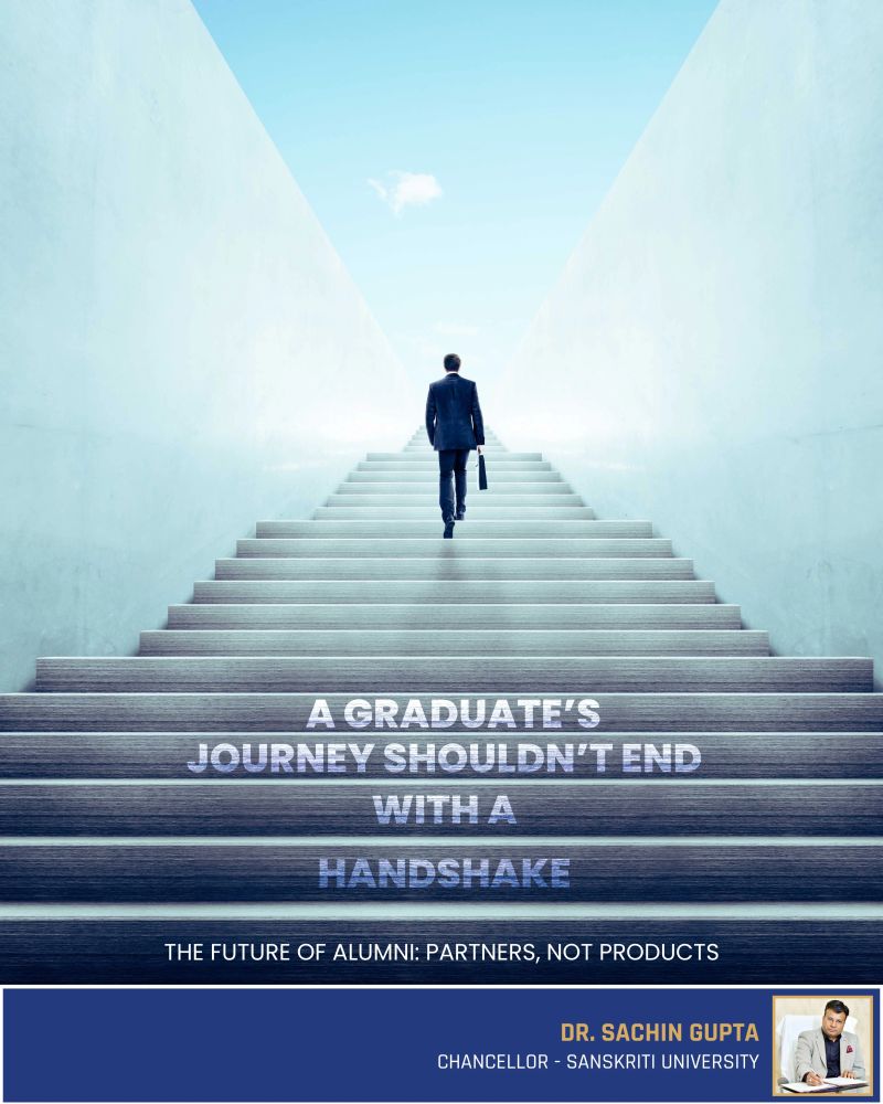 A Graduae's Journey Shouldn't End With a Handshake