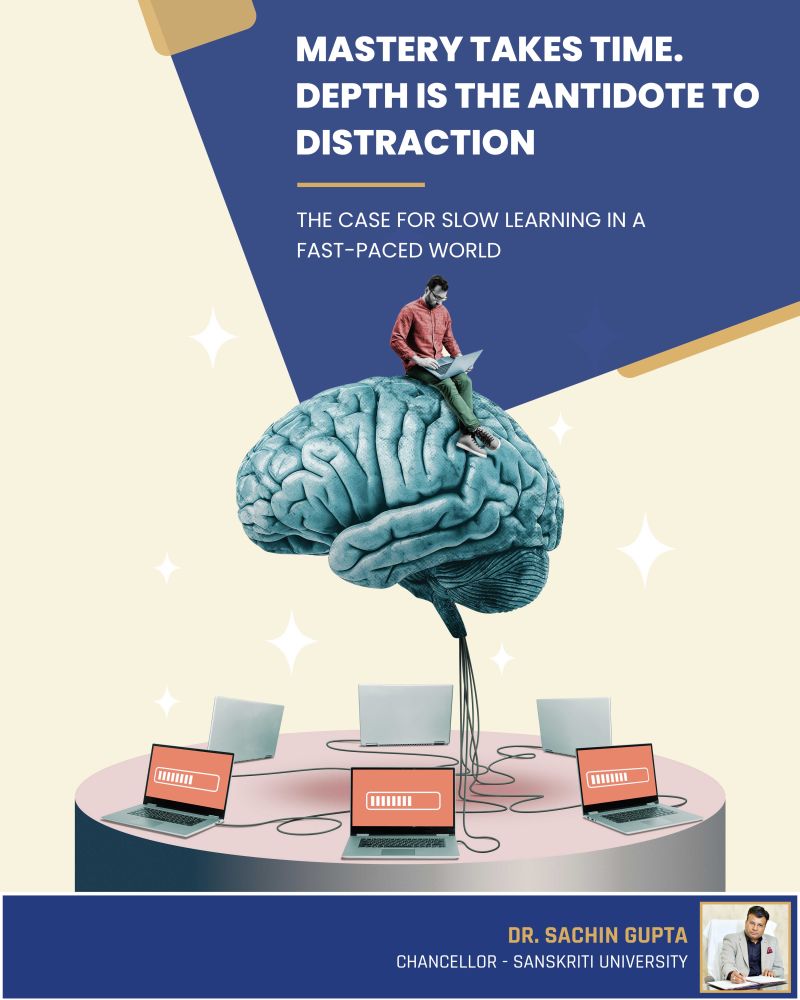 Mastery Takes Time. Depth is The Antidote to Distraction