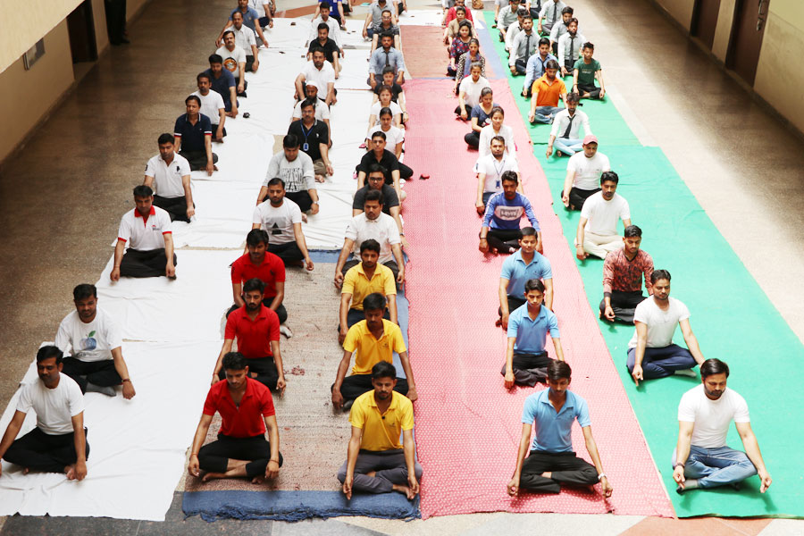 Yoga Fortnight inaugurated at Sanskriti Ayurvedic College and Hospital