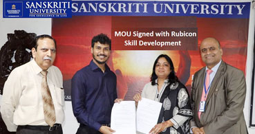 Sanskriti University did MoU with Rubicon