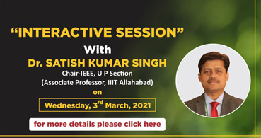 Interactive session with Dr. Satish Kumar Singh
