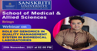 Role of Genomics in Quality Management System in Biomedical Laboratories