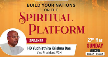 BUILD YOUR NATIONS ON THE SPIRITUAL PLATFORM